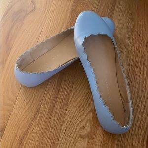 LAUREN CONRAD scalloped flats